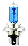 Автомобільні галогенні лампи "SHO-ME" (H4) (60/55W)(+120%)(4300K), фото 3