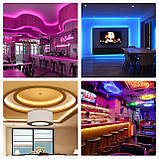 Світлодіодна LED стрічка Mafiti, 5-ти п'ятиметрові світлодіодні лампи RGB смарт музична WiFi, фото 3