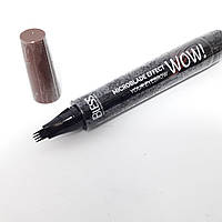 Маркер для бровей с эффектом Татуажа Dark Brown 01 BLESS Beauty Wow Tattoo Brow Pen/ Карандаш для бровей