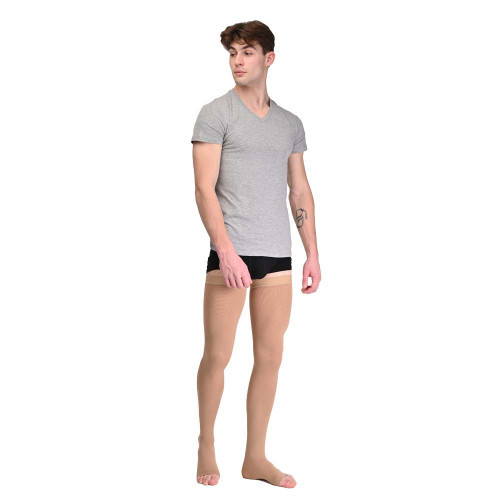 Чоловічі компресійні панчохи 2 клас, відкритий носок Soloventex 420-242, фото 1