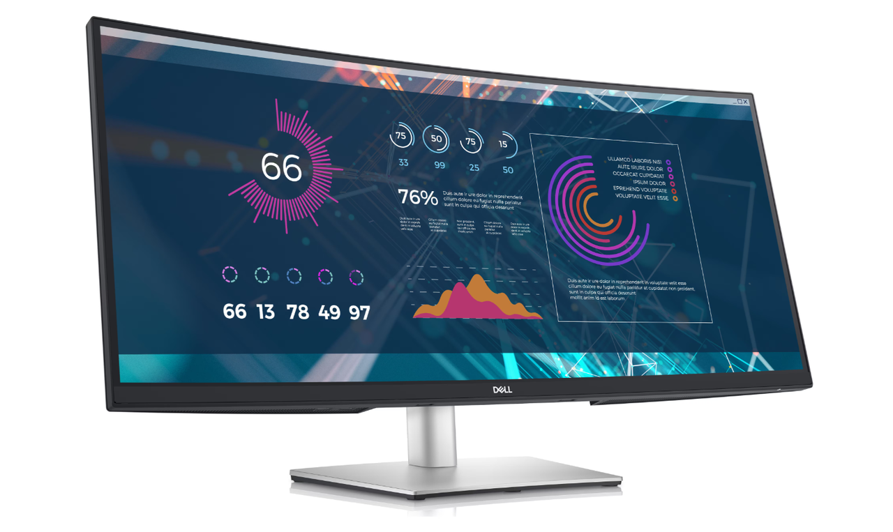 Монітор Dell 34 Curved USB-C Monitor -P3421W (210-BDDU)