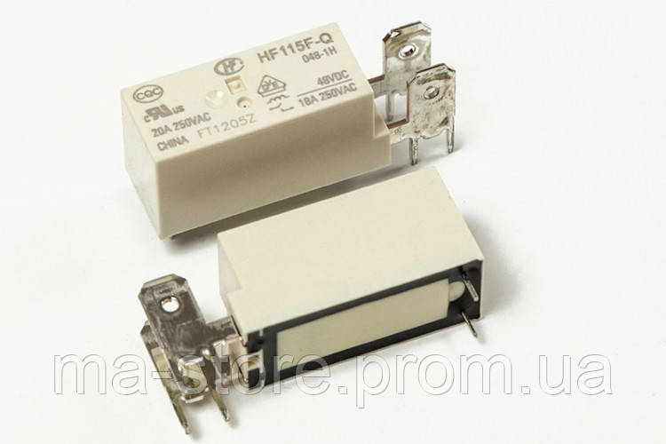 Купити Реле HF115F-Q-048-1H, (48VDC), ціна 155 ₴ - Prom.ua (ID# 1685275427)