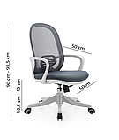 Елегантне ергономічне офісне крісло ANGEL Ofelia, фото 9