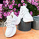 Модні зимові кросівки жіночі шкіряні на хутрі високій платформі теплі зручні молодіжні стильні білі 36 розмір M.KraFVT 2142 2023, фото 5