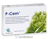 P-CEM, временный цемент для фиксации и пломбировки, 25г основа/25г катализатор