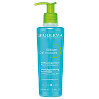 Очищающий пенящийся гель Sebium Gel Moussant Purifying and Foaming Gel Bioderma 200 мл