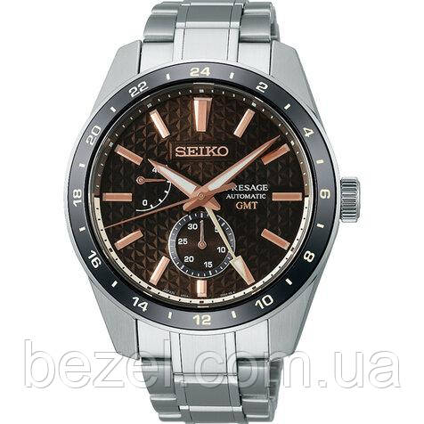 Чоловічий годинник Seiko Presage SPB275J1 Sharp Edged GMT Keshizumi