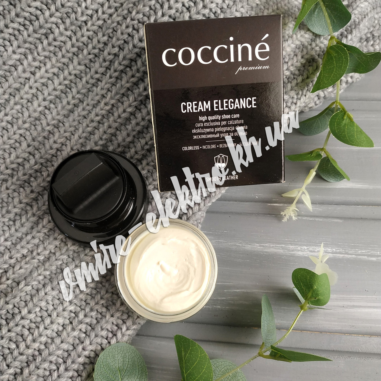 Крем для взуття зі шкіри Безбарвний Coccine (01) 50 мл