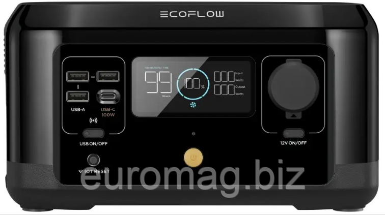 Зарядная станция EcoFlow RIVER mini (Wireless) (210 Вт), акумулятор, зарядний пристрій, електрогенератор