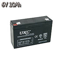 Необслуживаемый аккумулятор для бесперебойника UKC WST-10 6V 10Ah акб для детского электромобиля и ИБП (VF)