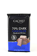 Шоколад чорний Cachet 70% Dark 300г (Бельгія)