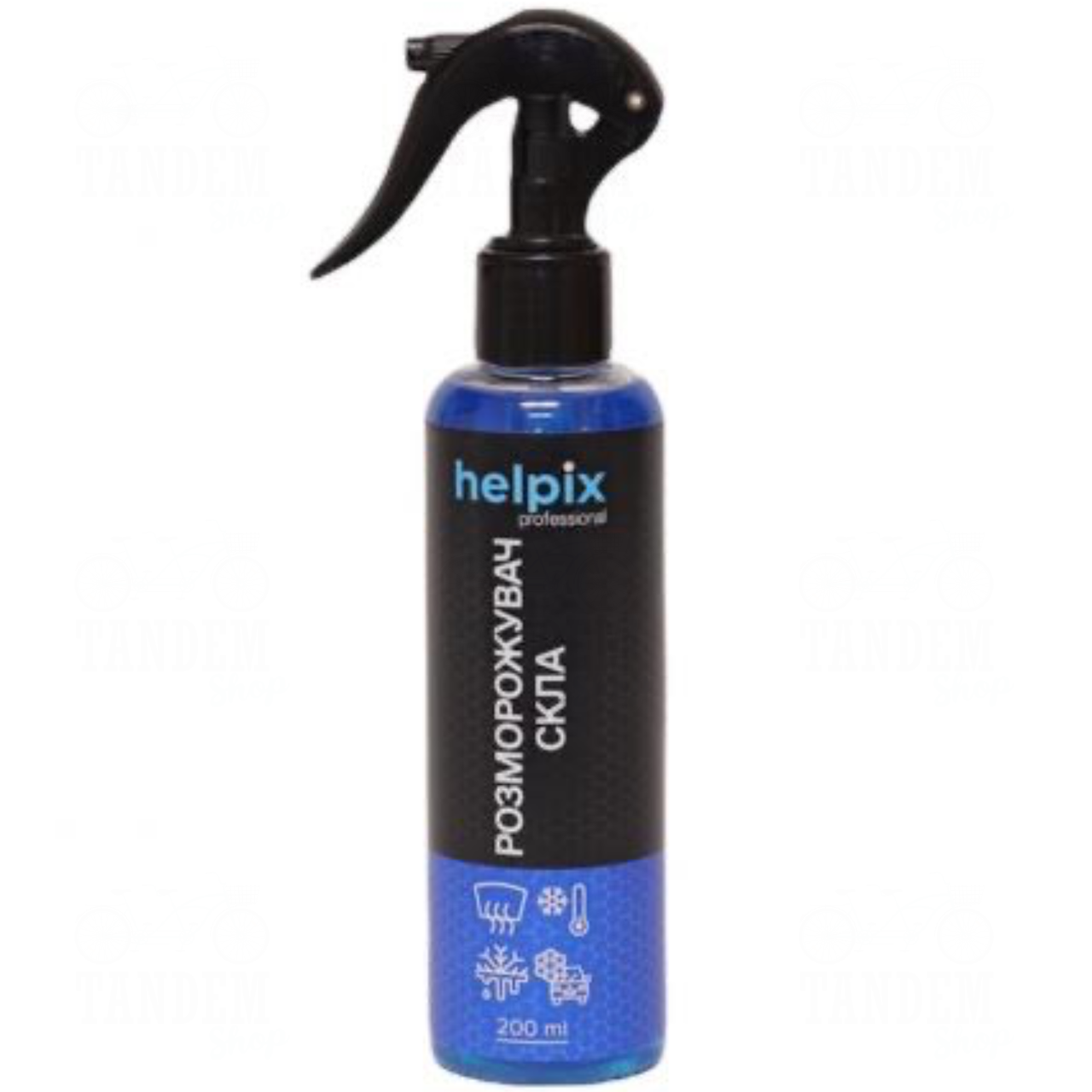 Розморожувач скла та фар Helpix Professional, 200 мл Спрей, фото 1