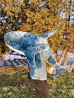 М'яка іграшка IKEA Акула 140 см синя