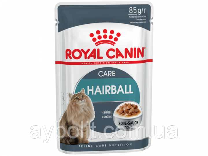 Вологий корм для котів Royal Canin Hairball Care Sauce 85 г