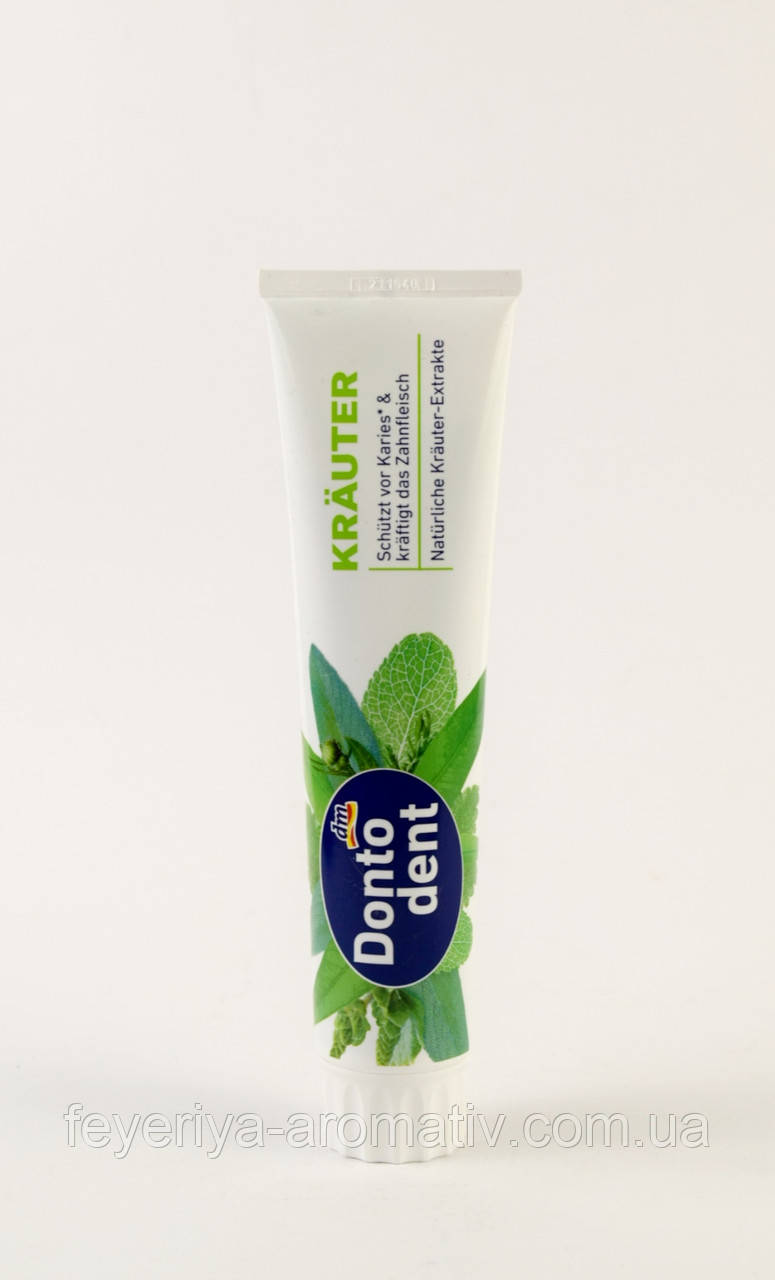 Зубна паста з екстрактом трав DontoDent Krauter 125 мл (Німеччина)