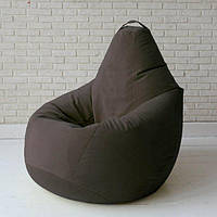 Кресло мешок груша Велюр коричневый XXXL с внутренним чехлом