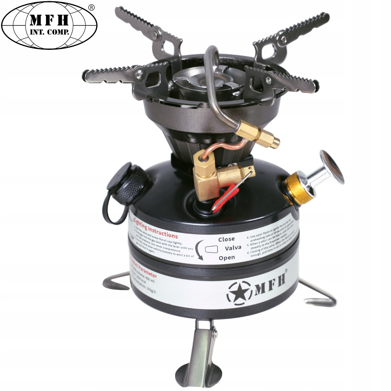 MFH туристичнева бензинова плита US M-95V