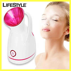 Сауна для обличчя CL-5158 / Косметичний паровий прилад для обличчя з іонізатором / Розпарювач для обличчя