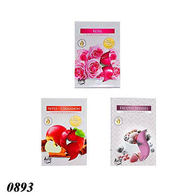 Свічка таблетка 6 шт ароматизовані