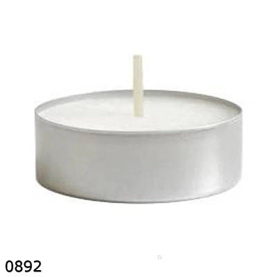 Свічка чайна без запаху Bispol 12х39 мм (100шт)