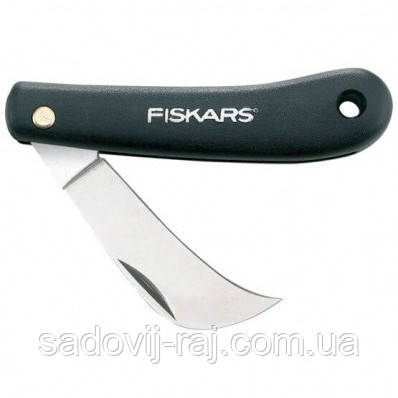 Ніж зігнутий для щеплень Фіскарс Fiskars K62 125880 (1001623) Фінляндія
