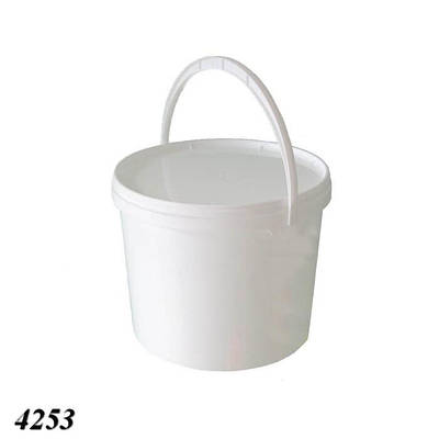Відро харчове з кришкою 10 л Біле