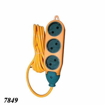 Подовжувач 5 м 6 гнізд двосторонній