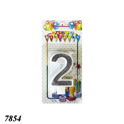 Свічка тортова цифра 2