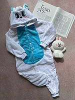 Пижама кигуруми для мальчика "Зайка" Голубое 6933 199, Bambini, Голубой, Для мальчиков, Осень Зима, 100 , 3
