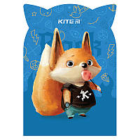 Блокнот Kite Candy fox K22-461-3, 48 листов, клетка