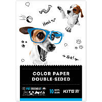 Папір кольоровий двосторонній Kite Dogs K22-293, А5