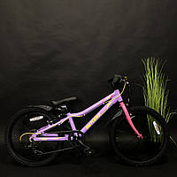 Велосипед детский 20" Outleap Cutie AL 2021, фиолетовый, алюминиевый, девочке на 5-8 лет, рост 102-130 см