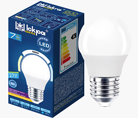 LED лампочка 10 Вт 220B, E27 4000К кулька, ЕсопомТМ Iskra