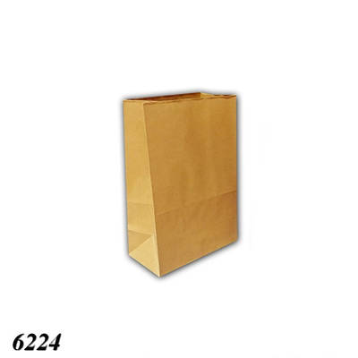 Пакет паперовий бурий 17х28х12 см (20шт)