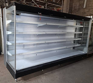 Холодильна гірка (регал) «РОСС RAVENNA» 3.8 м., (Україна), під виносний холод, Б/у