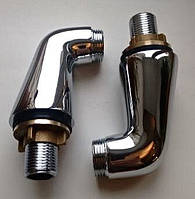 Перехідники для встановлення змішувача в акрилову ванну латунь вертикальне встановлення 3/4-1/2 Zerix