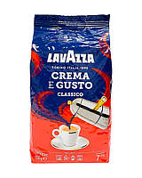 Кава в зернах Lavazza Crema e Gusto Classico, 1 кг (30/70) (8000070051003)