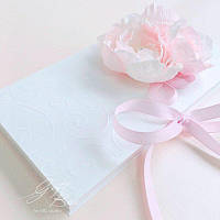 Gift box Kollet с нежно-розовым цветком Конверт на свадьбу, день рождения, юбилей