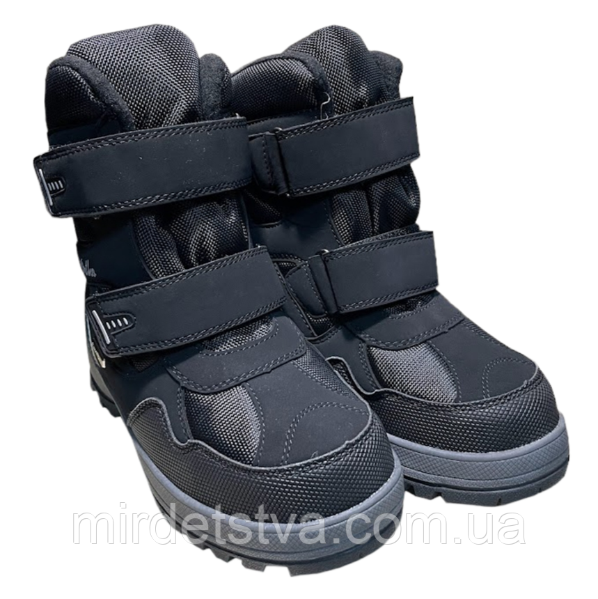Зимові молодіжні підліткові термо черевики чоботи на овчині для хлопчика Sursil Ortho розміри 36-41