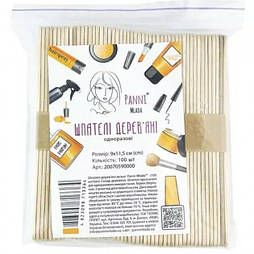 Шпателі дерев&apos;янні вузькі Panni Mlada 100 шт