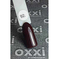 Гель-лак OXXI №092 темный красно-коричневый 8 мл