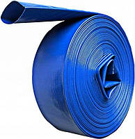 Шланг напорный для фекального и дренажного насоса синий 1 дюйм 25 мм длина 25 м для откачки канализации