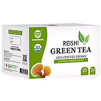 Зелений чай із грибом Рейші. Чай Лінчжі. Reishi green tea