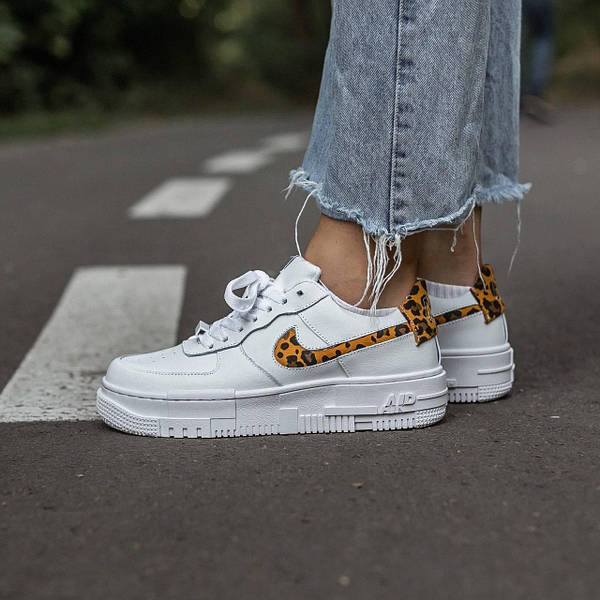 Nike air force 1 leopard grey outlet