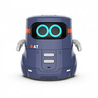 Интерактивный Умный робот с сенсорным управлением и обучающими карточками AT-ROBOT 2 Укр Фиолетовый