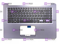 Оригинальная клавиатура для ноутбука Asus Vivobook 15 X510, X510UQ series, ua, фиолетовая передняя панель