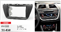 2-DIN переходная рамка SUZUKI SX4, S Cross 2013 и выше, CARAV 11-438