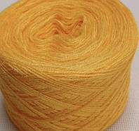 Акриловые нитки для вышивки 50 г Цвет желтый 028
