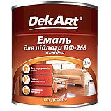 Емаль алкідна для підлоги ПФ-266 DekАrt (червоно-коричнева) 50 кг, фото 2