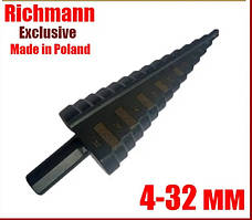 Ступінчасте свердло по металу 4-32мм Richmann Польща
